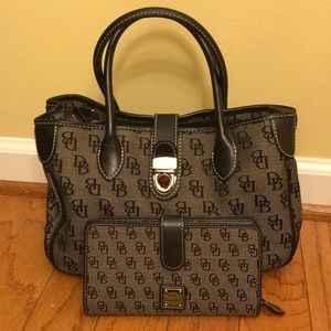 Authentic Dooney & Bourke bag & wallet